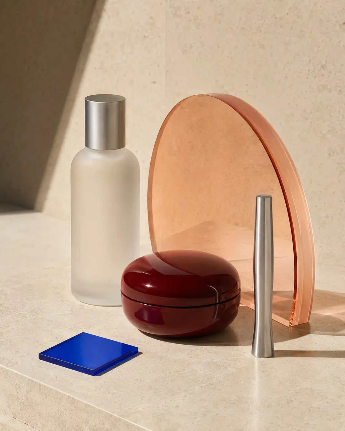 Editorial beauty product still life used for the category study