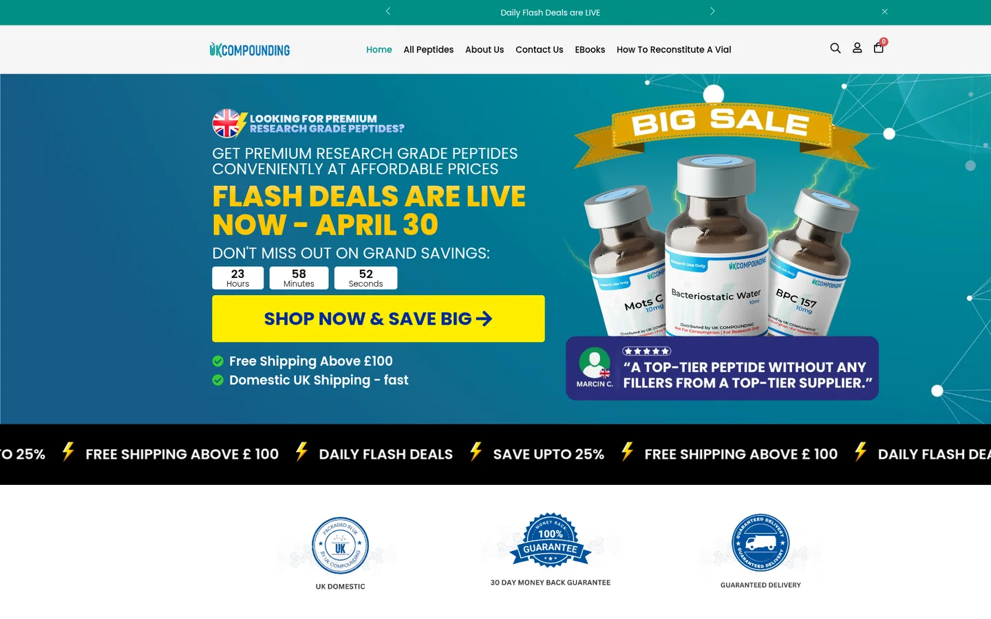 UK Compounding storefront